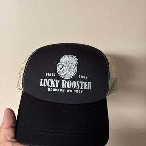 NEW Lucky Rooster Bourbon SnapBack hat